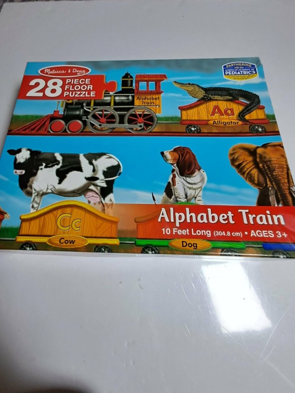 Melissa & Doug Alphabet Train 28-Piece Floor Puzzle 10 Feet